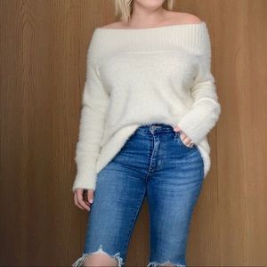 LOFT Off the Shoulder Sweater
